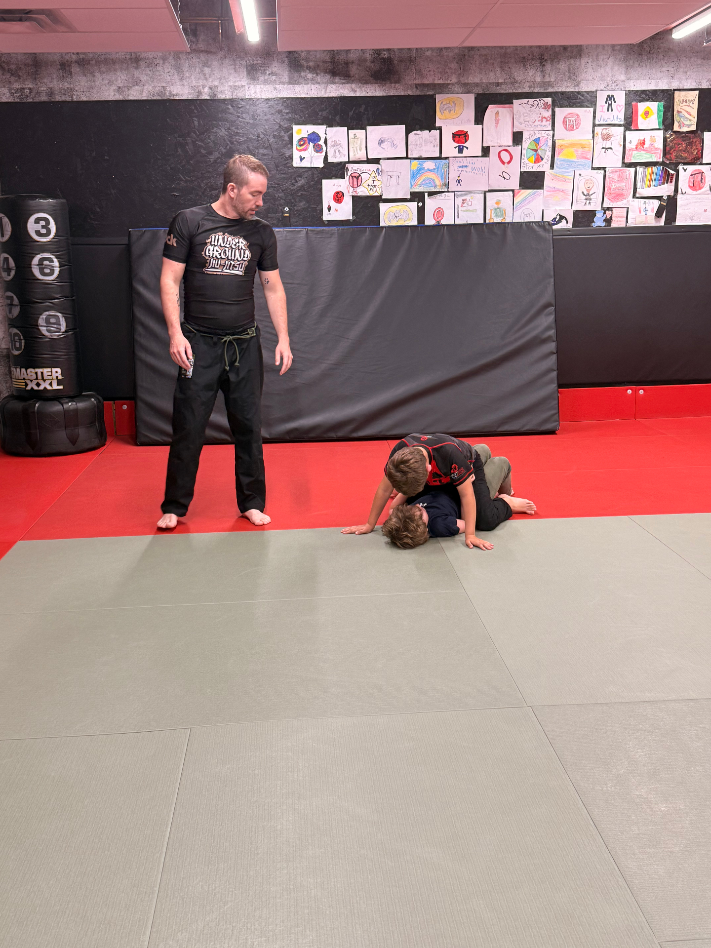 Underground Jiu-Jitsu competitor in a tournament match representing Fort Saskatchewan